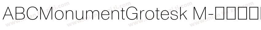 ABCMonumentGrotesk M字体转换